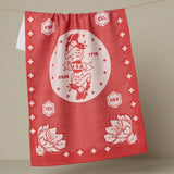 Red USA Cowgirl Tea Towel