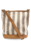 Awning Stripe Bucket Canvas Bag