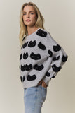 Cat Pattern Sweater