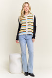 Textured Knit Sweater Vest