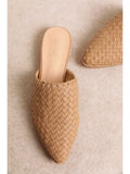 Woven Leather Flats