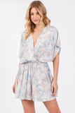 Surplice Waist Romper