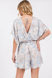 Surplice Waist Romper