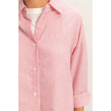 Striped Button-Up Shirt