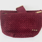 Suede Woven Bum Bag