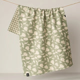 Sage Blossom Luxe Kitchen Towel