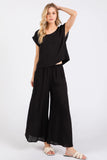Woven Boxy Top
