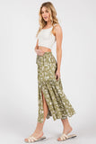 Tiered Midi Skirt