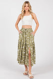 Tiered Midi Skirt