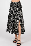 Tiered Midi Skirt
