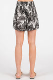 Ruffle Waist Elastic Shorts