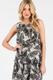 Sleeveless Round Neck Top
