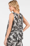 Sleeveless Round Neck Top