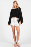 Kimono Sleeve Crop Top