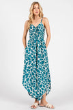 Round Hem Midi Jumpsuit