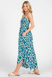 Round Hem Midi Jumpsuit
