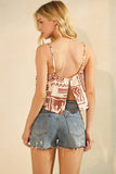 Open Back Flowy Cami Top