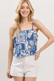 Open Back Flowy Cami Top