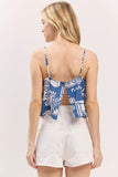 Open Back Flowy Cami Top
