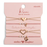 Mother & Daughter Hair Tie Bracelets