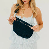 Suede Woven Bum Bag