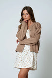 Raw Edge Knit Cardigan