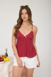 Plaid Spaghetti Strap Top