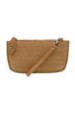 Straw Mini Crossbody Clutch