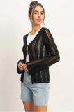 Open Knit Cardigan