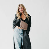 Suede Woven Bum Bag