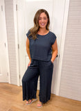 Woven Boxy Top