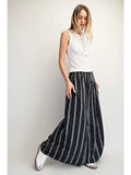 Striped Wide Leg Pants