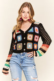 Crochet Knit Cardigan