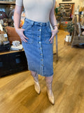 Thread & Supply Denim Midi Skirt