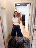 Wide Leg Long Shorts