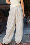 Striped Linen Pants