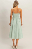 Striped Spaghetti Strap Dress