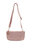 Straw Mini Crossbody Clutch