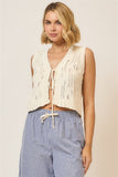 Cable Knit Sweater Vest