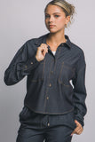 Contrast Stitch Top