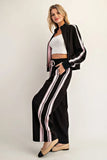 Lace Trim Drawstring Track Pants