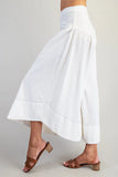 Cropped Culotte Pants