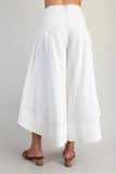 Cropped Culotte Pants