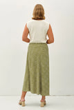 Curvy Floral Midi Skirt