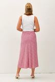 Curvy Floral Midi Skirt