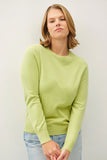Curvy Crew Neck Knit Sweater