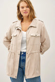 Curvy Cargo Utility Jacket