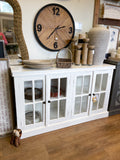 Glazed Whitewash Credenza