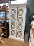 Whitewash Display Armoire
