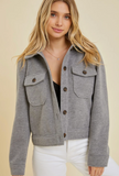 Cropped Boxy Shacket